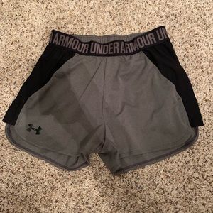 UNDER ARMOUR SHORTS GREY BLACK